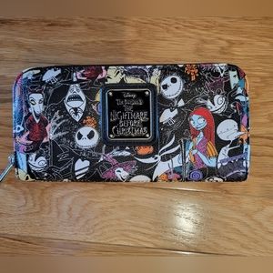 Nightmare Before Christmas Full Zip Wallet